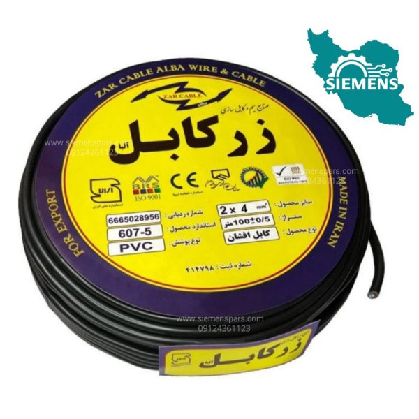 کابل افشان nymhy سایز 4×2