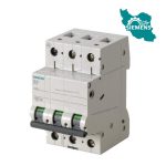 کلید مینیاتوری سه پل 6 آمپر زیمنس مدل 5SL6306-7