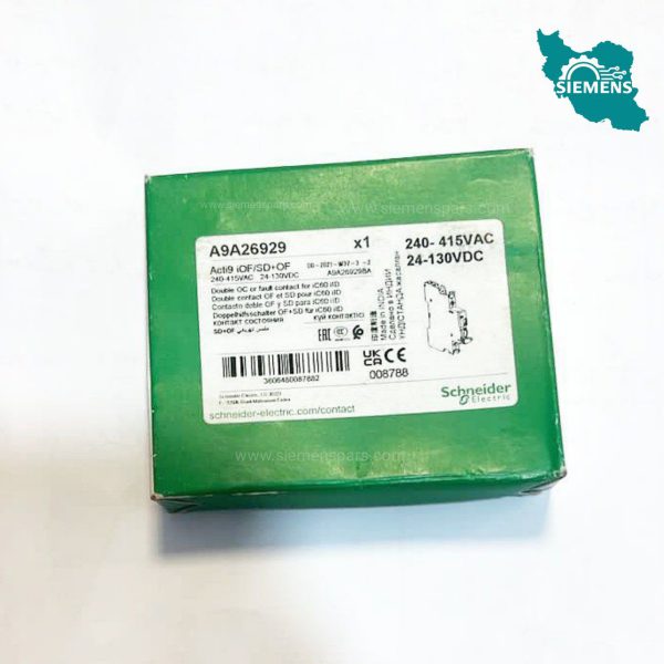 کنتاکت کمکی و خطا 2NO+2NC مینیاتوری اشنایدر A9A26929